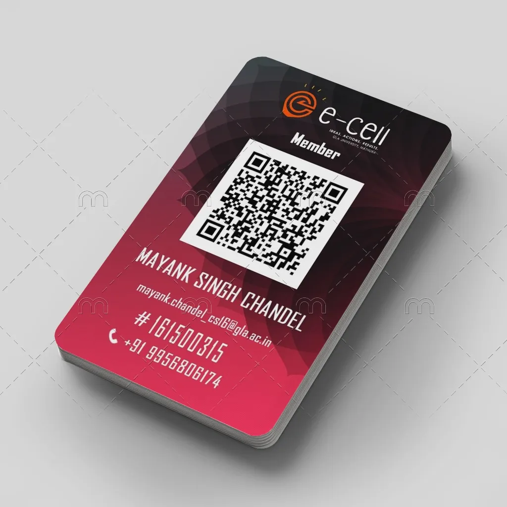 E-cell Membership Cards