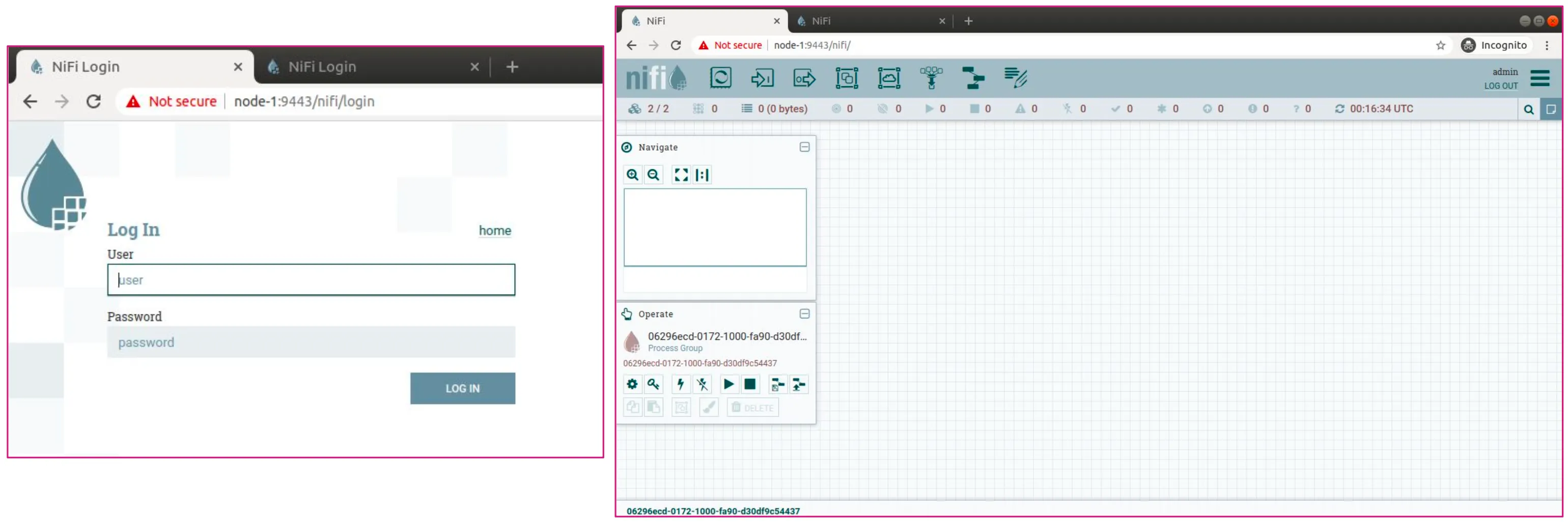 NiFi Web UI
